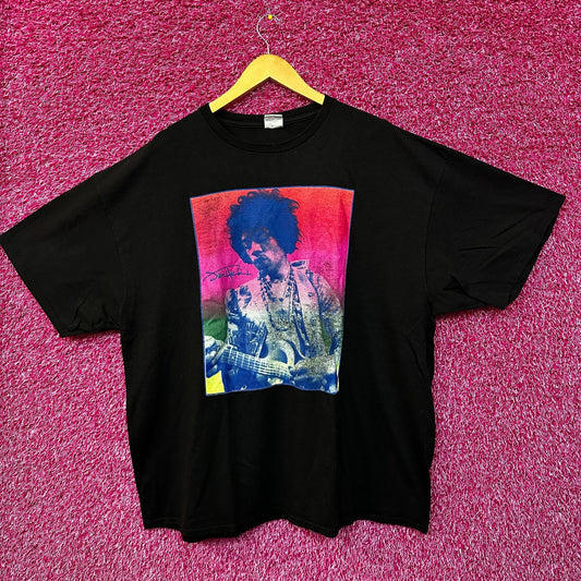 Jimi Hendrix Groovy psychedelic rock tshirt size 2x