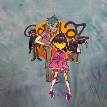 The Gorillaz Phase 1 Celebrity Take Down Rock Tie Dye M