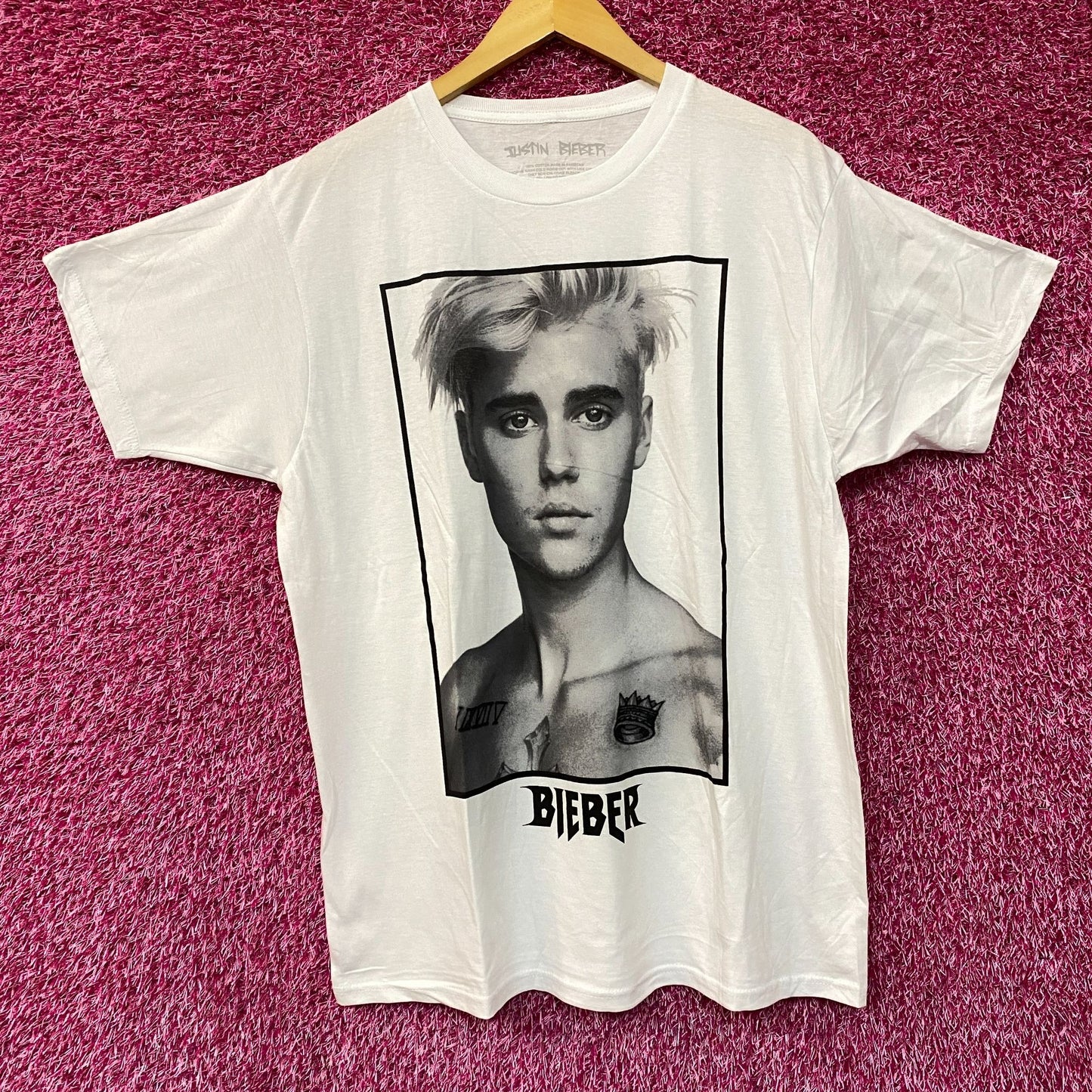 Justin Bieber Purpose Album Cover T-Shirt XL
