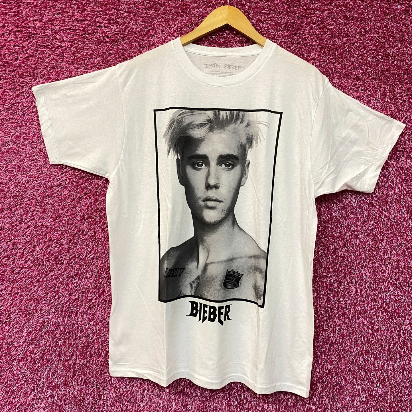 Justin Bieber Purpose Album Cover T-Shirt XL