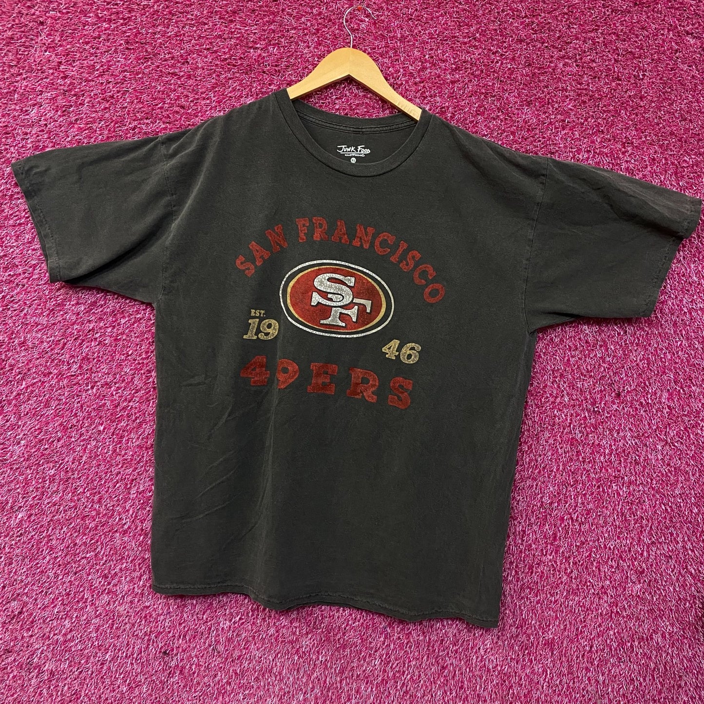 Junk Food Clothing San Francisco 49ers Graphic T-Shirt XL
