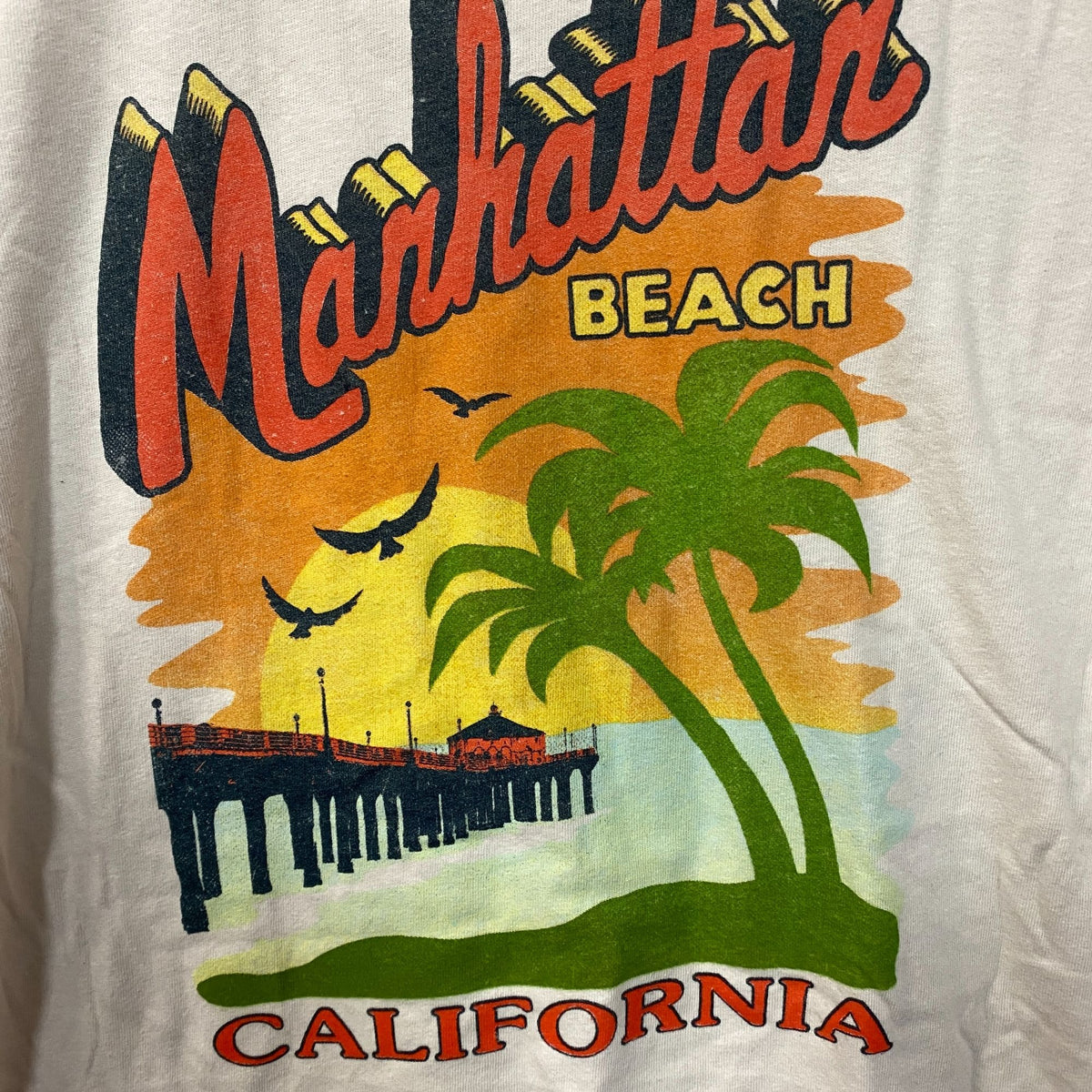 Junk Food Clothing Manhattan Beach Graphic T-Shirt Small