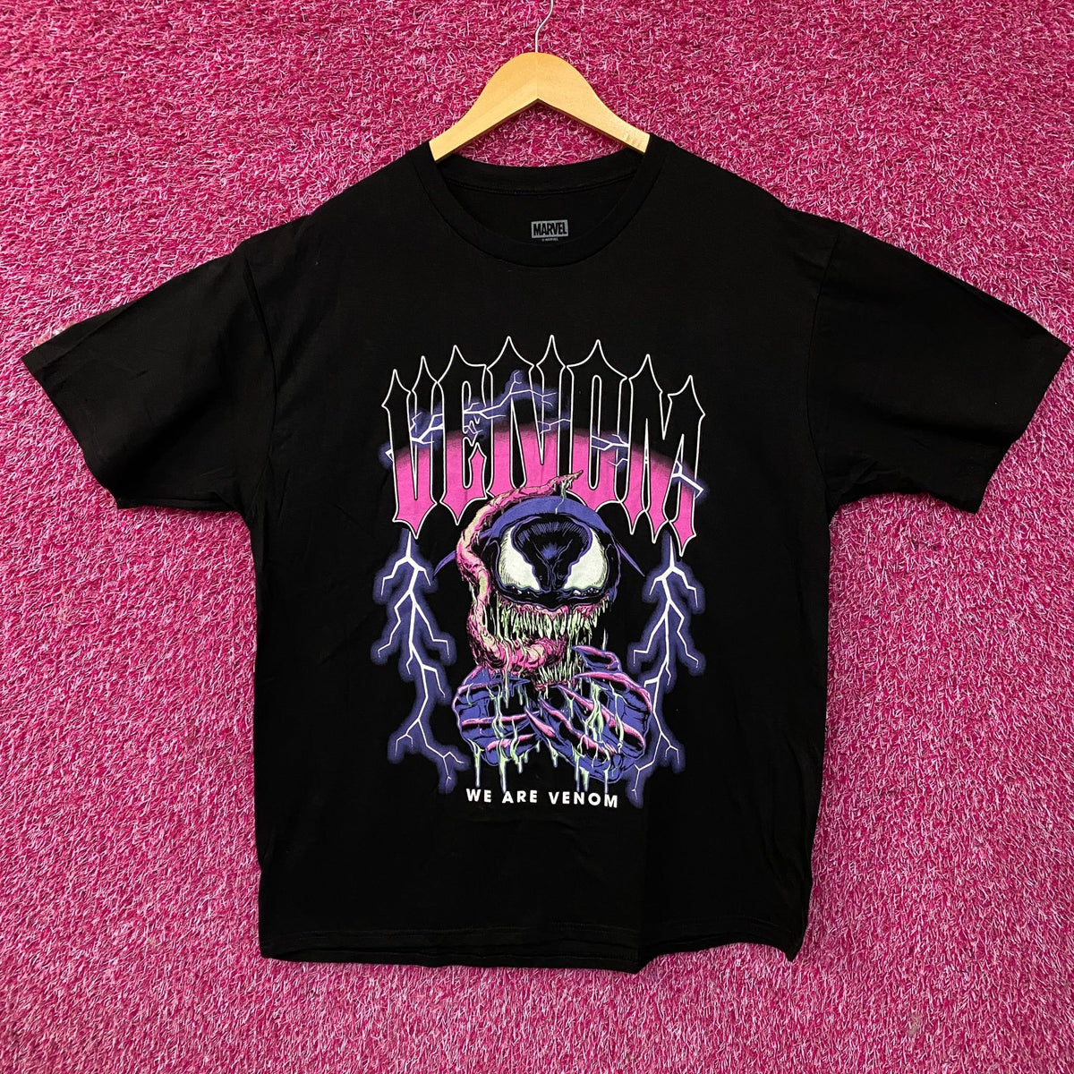 Marvel Venom Anti-Hero Symbiote We Are Venom Razor Teeth T-Shirt XL