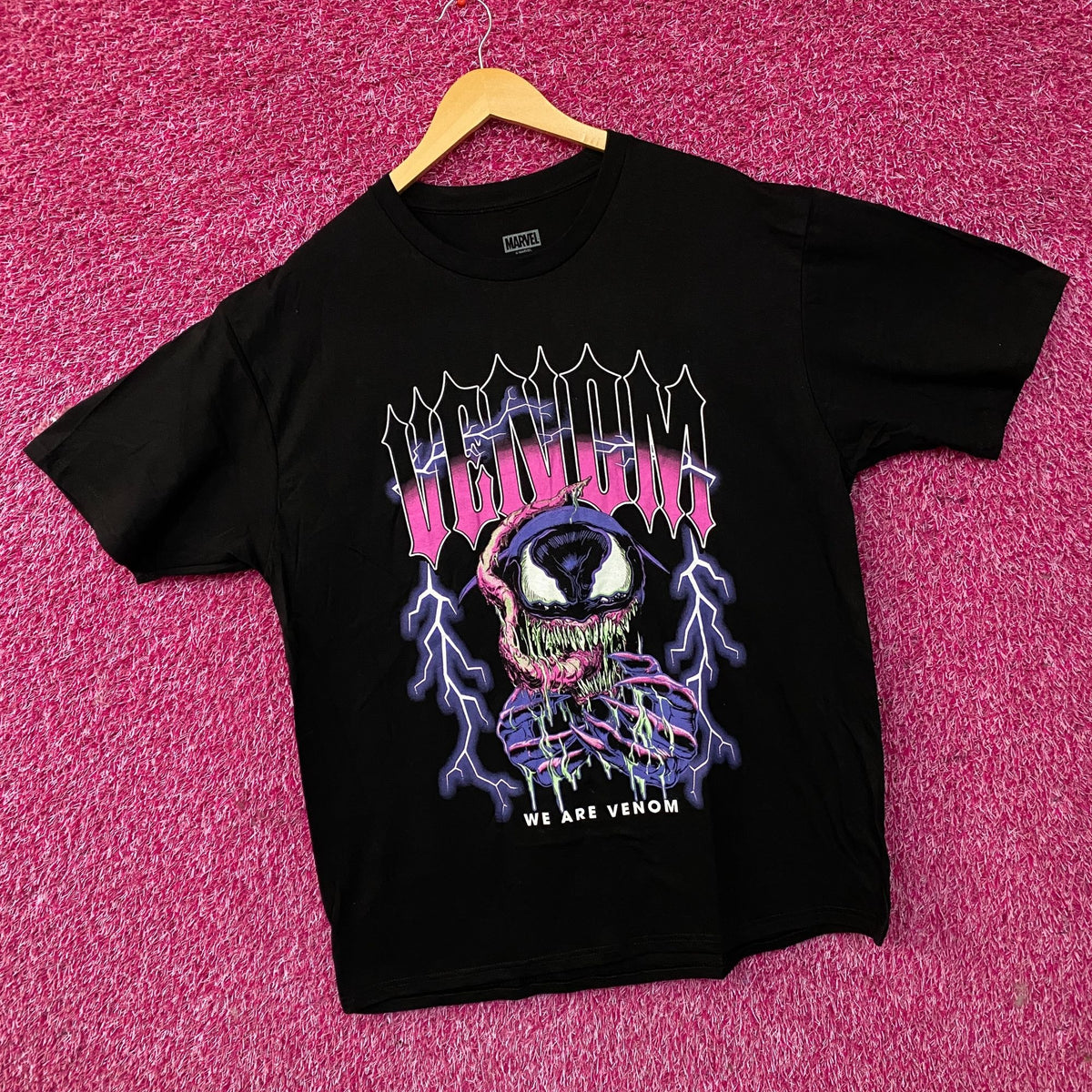Marvel Venom Anti-Hero Symbiote We Are Venom Razor Teeth T-Shirt XL