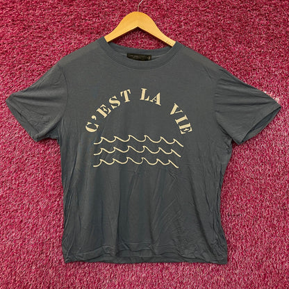 Junk Food Clothing C'est La Vie Vintage Tissue Women's Tee Small