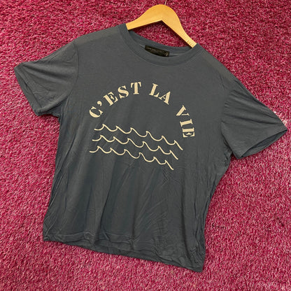 Junk Food Clothing C'est La Vie Vintage Tissue Women's Tee Small