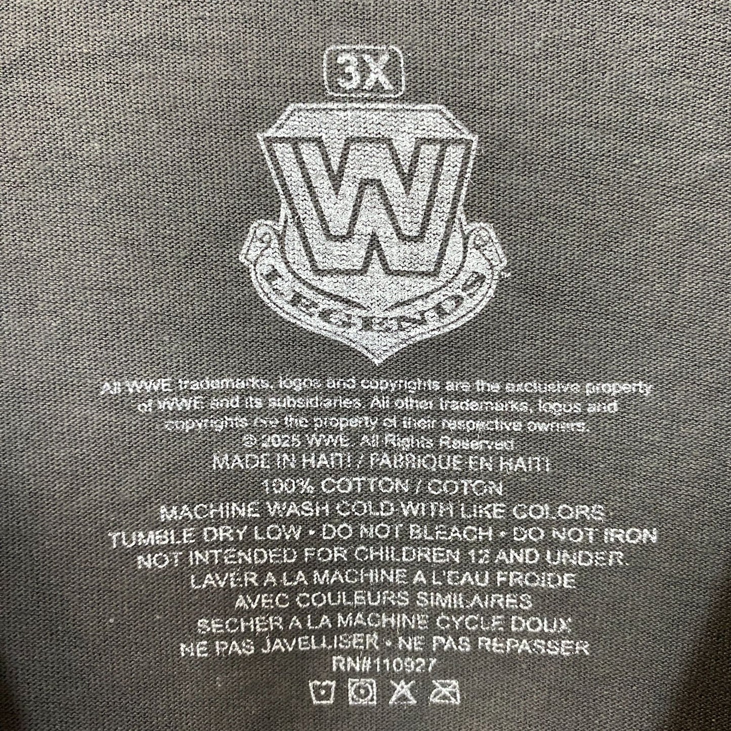 WWE The Undertaker Rest in Peace T-Shirt 3X