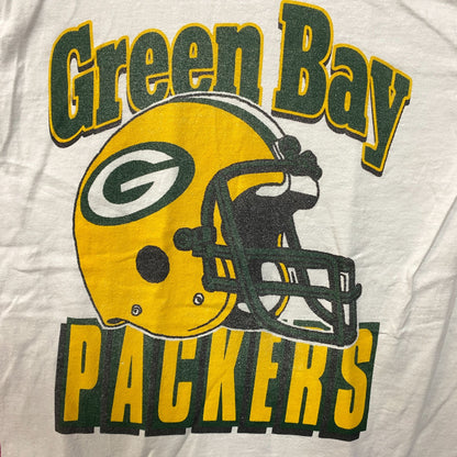 Junk Food Clothing NFL Green Bay Packers Throwback Helmet Logo T-Shirt XS