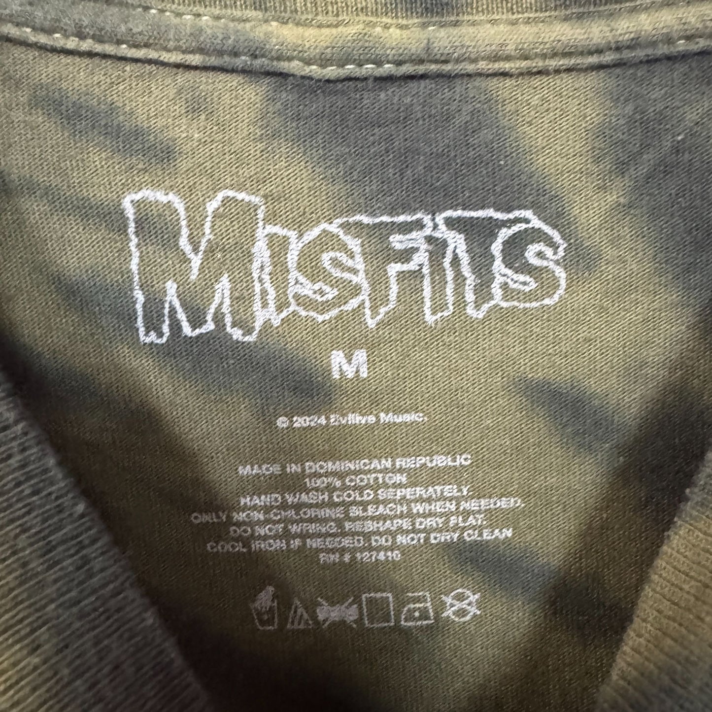 Misfits Mommy Can I Go Out & Kill Oversized Band Tie Dye M
