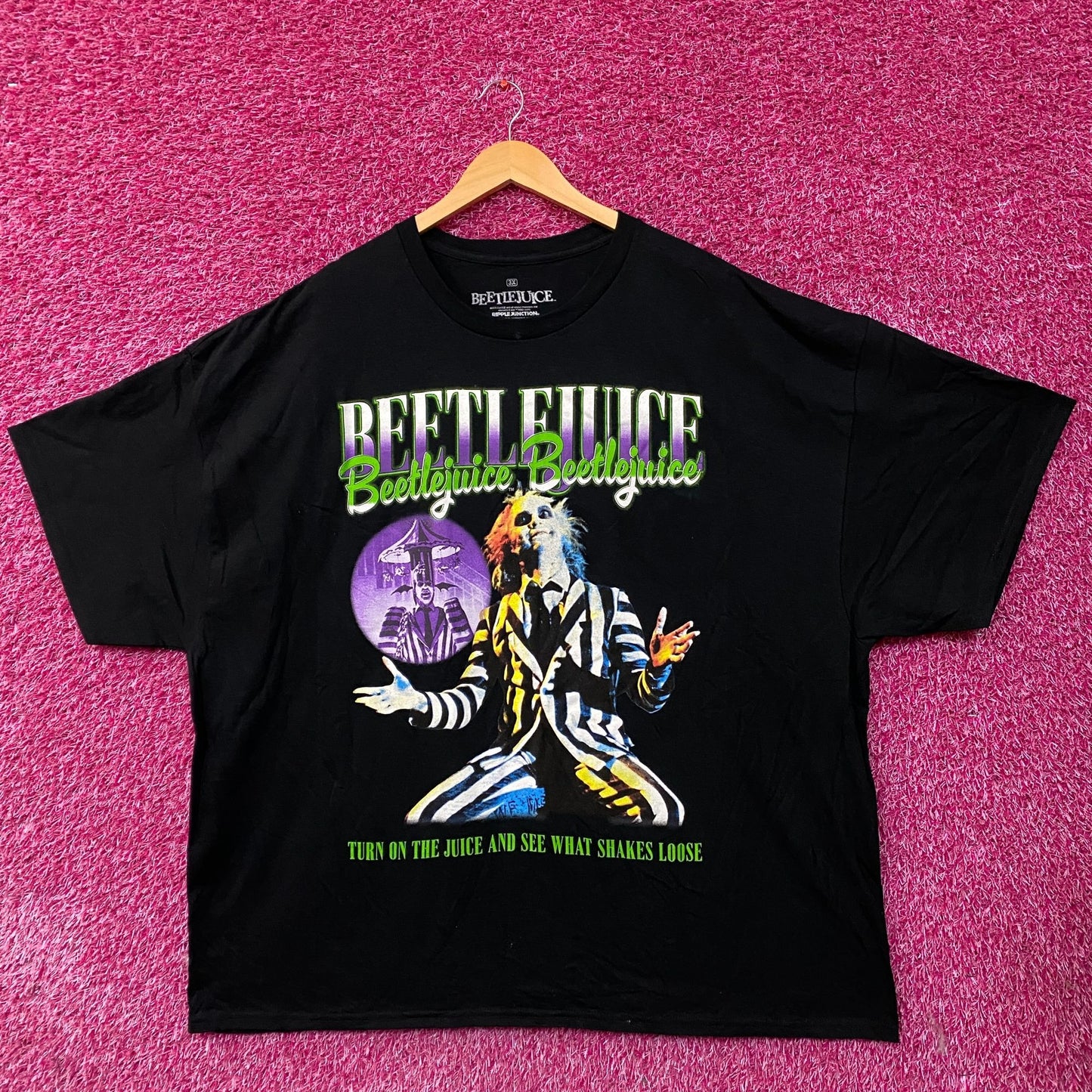 Beetlejuice Triple B Name Classic Movie Graphic Tee 3XL