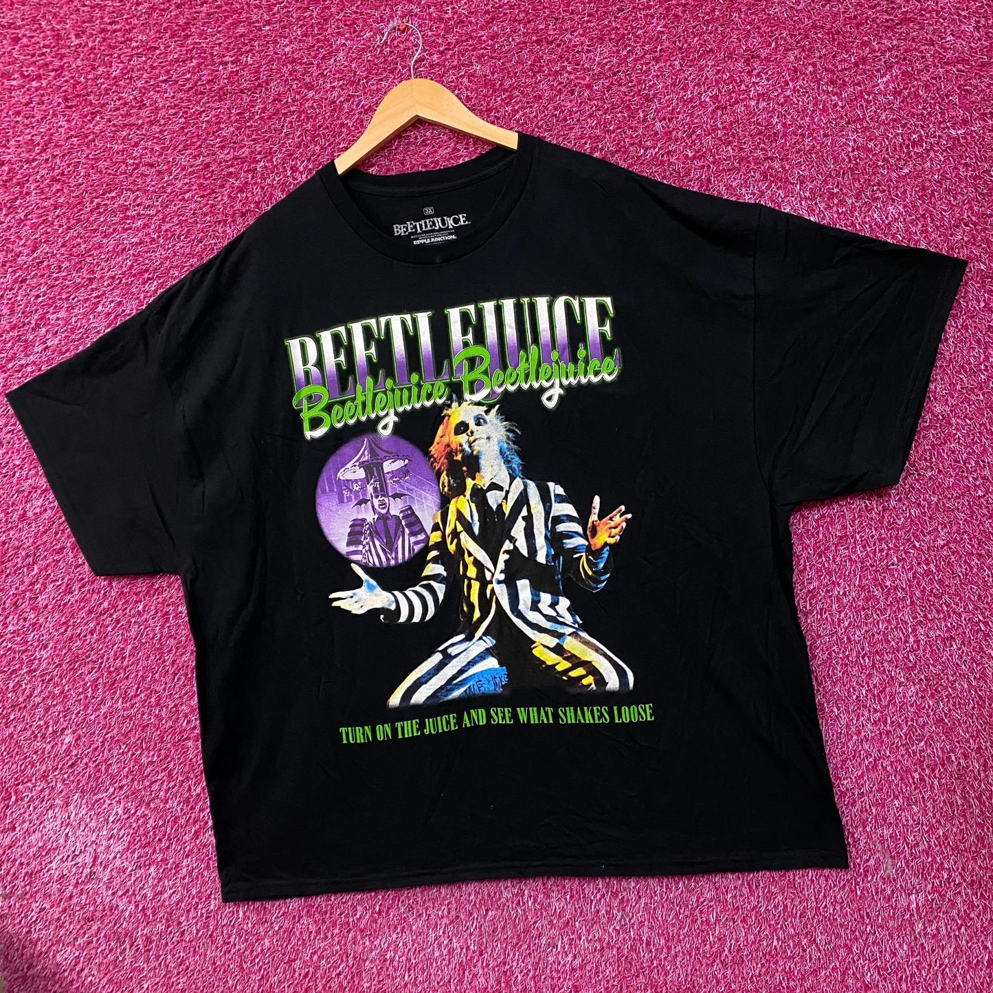 Beetlejuice Triple B Name Classic Movie Graphic Tee 3XL