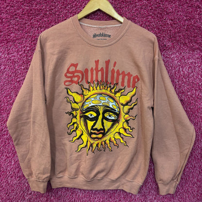 Sublime 40 oz to Freedom Sun Ska Band Crewneck Sweater Small