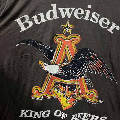 Budweiser King Of Beer American Bald Eagle Logo T-Shirt Medium