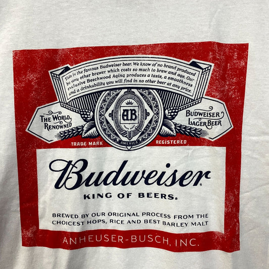 World Renowned Budweiser King Of Beers T-Shirt Large