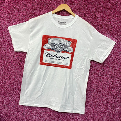 World Renowned Budweiser King Of Beers T-Shirt Large