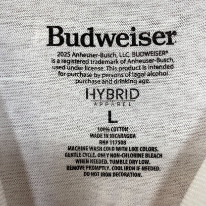 World Renowned Budweiser King Of Beers T-Shirt Large