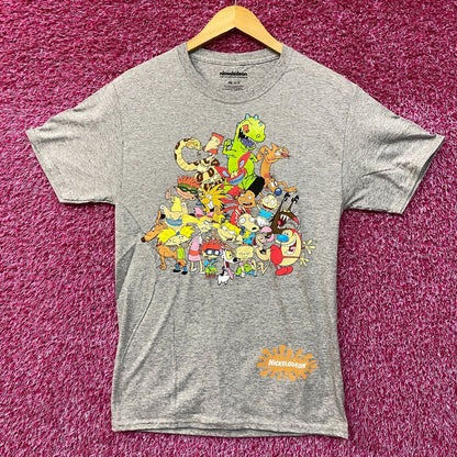 Nickelodeon Characters 90's Cartoons Retro Graphic Design T-Shirt SM