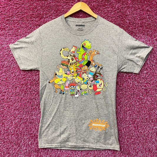 Nickelodeon Characters 90's Cartoons Retro Graphic Design T-Shirt SM