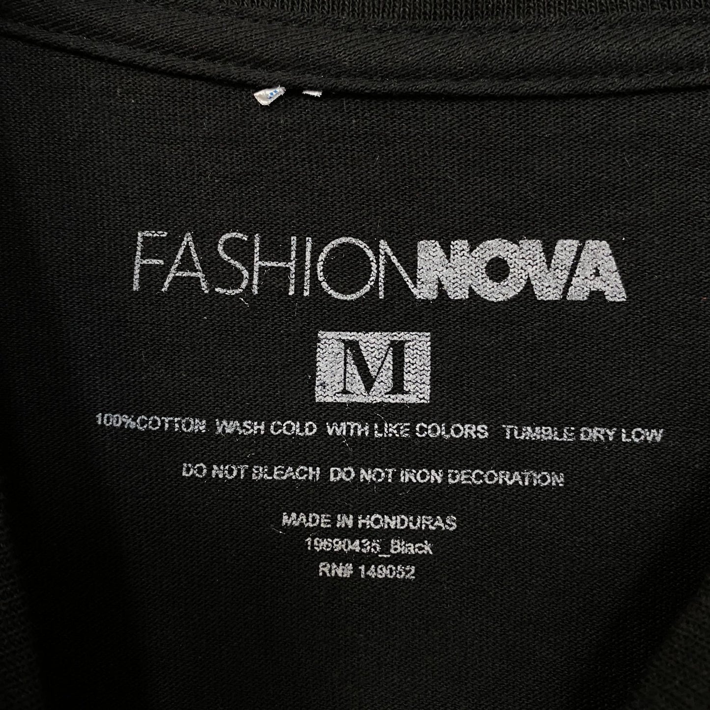 Fashion Nova Good Vibes Only Graphic Crop T-Shirt Medium