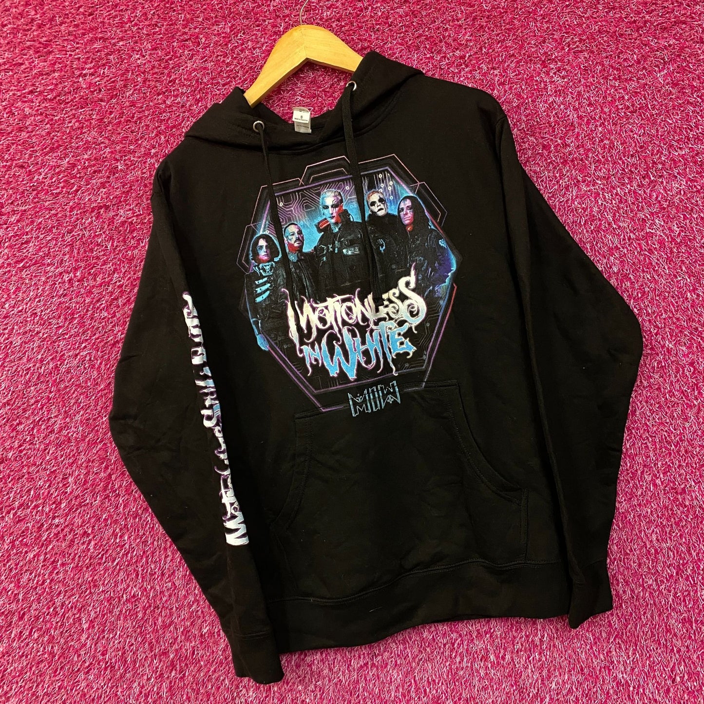 Motionless in white trinity of terror tour 2022 hoodie size Small