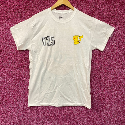 Pokemon Pikachu 025 Japanese Lettering T-Shirt Medium