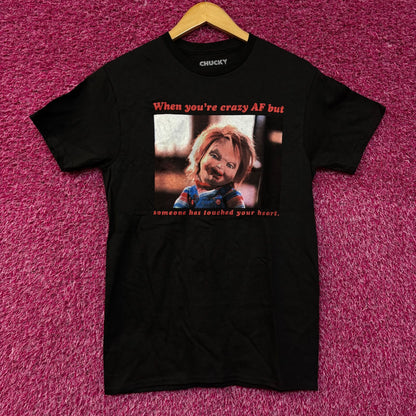 Chunky Child's Play Crazy AF Graphic Design T-Shirt Small