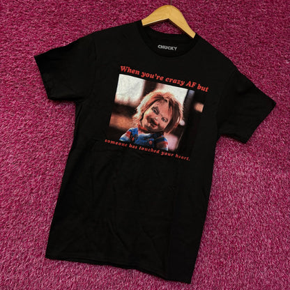 Chunky Child's Play Crazy AF Graphic Design T-Shirt Small