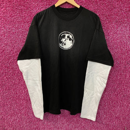 Kid Cudi Free Moon Long Sleeve Tshirt size XL