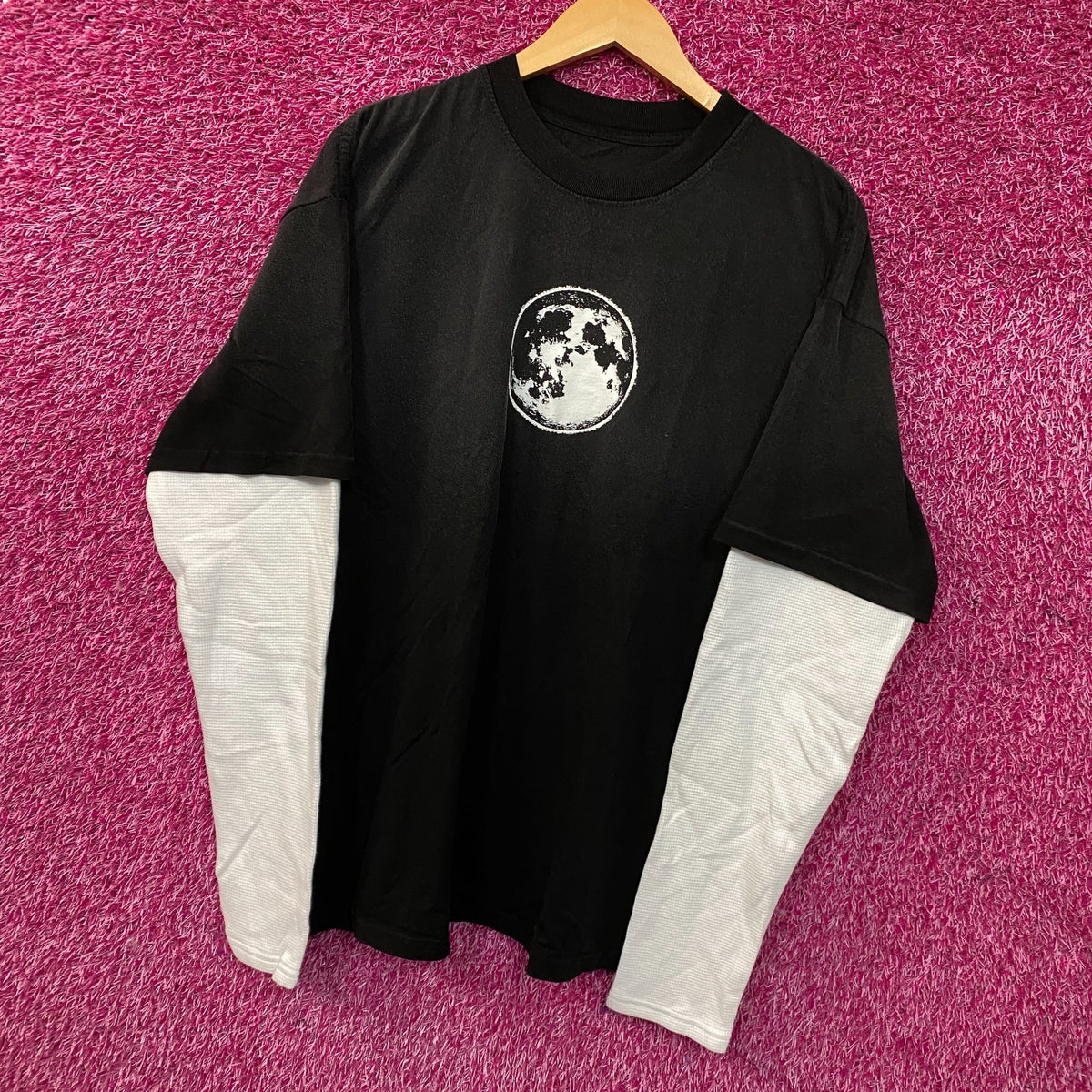 Kid Cudi Free Moon Long Sleeve Tshirt size XL