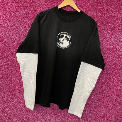 Kid Cudi Free Moon Long Sleeve Tshirt size XL