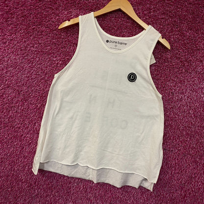 Pure Barre Summer Muscle Tank Top Medium