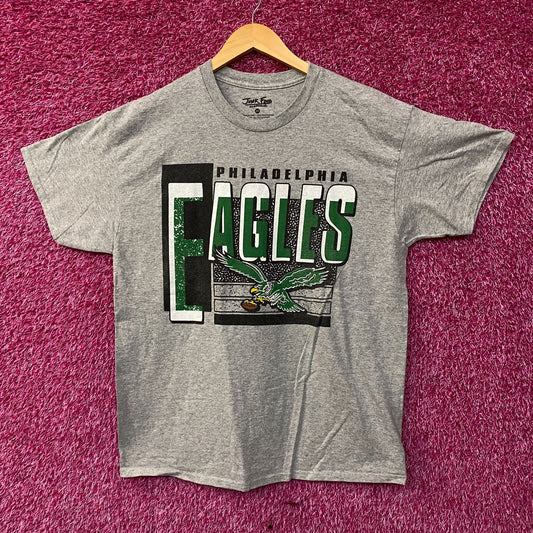 NFL Junk Food Philadelphia Eagles Gray Tshirt size Medium