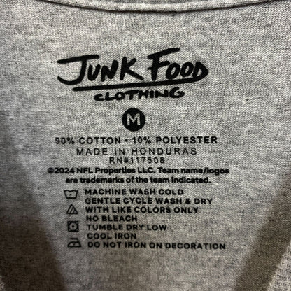 NFL Junk Food Philadelphia Eagles Gray Tshirt size Medium