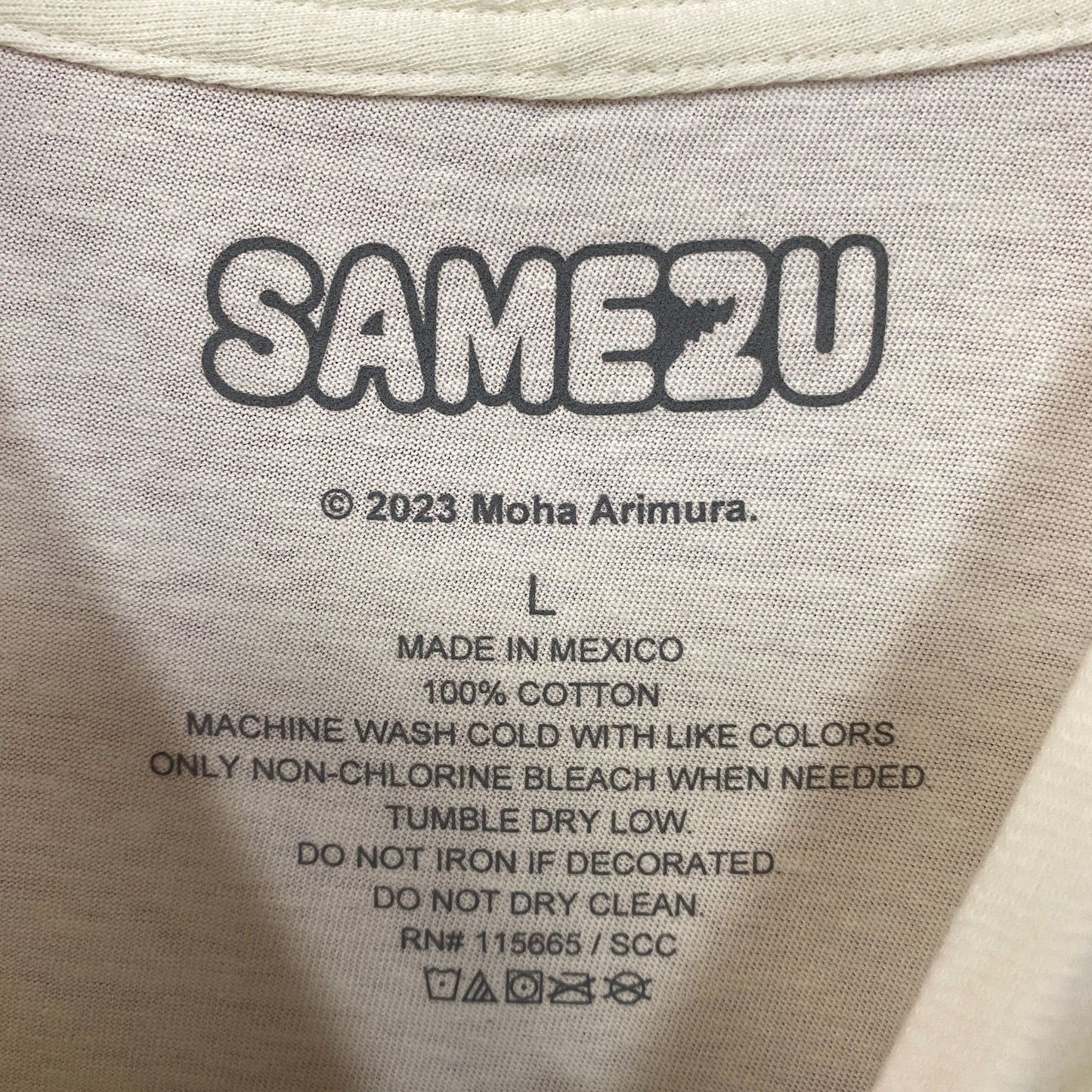 Samezu Tiger Shark Yummy Pancakes Kawaii Graphic Design T-Shirt Large