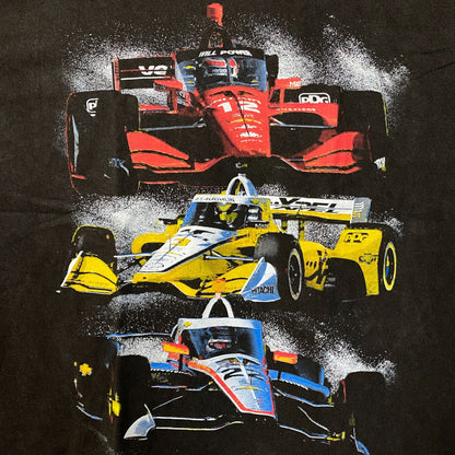 Team Penske IndyCar Race Cars Graphic T-Shirt Large
