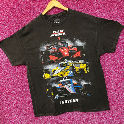 Team Penske IndyCar Race Cars Graphic T-Shirt Large