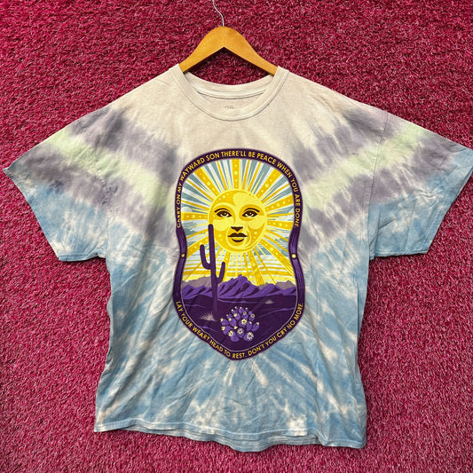 Kansas Carry On My Wayword Son Lyrircs Tie Dye Tshirt 2xl
