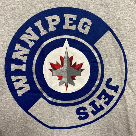 NHL Winnipeg Jets Logo Graphic Design T-Shirt Small