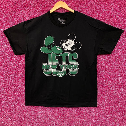 Junk Food x NFL Disney Mickey Mouse Kick Back New York Jets Shirt Large