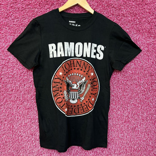 The Ramones Presidential Band Seal in Color Punk Rock Tee Small