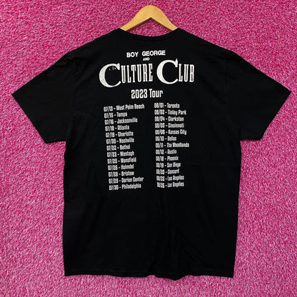 Boy George and Culture Club 2023 Tour Soul Pop Band Tee XL