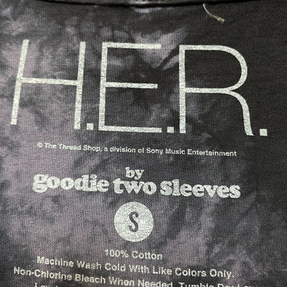 H.E.R. Rnb Retro style Tie dye Tshirt size Small
