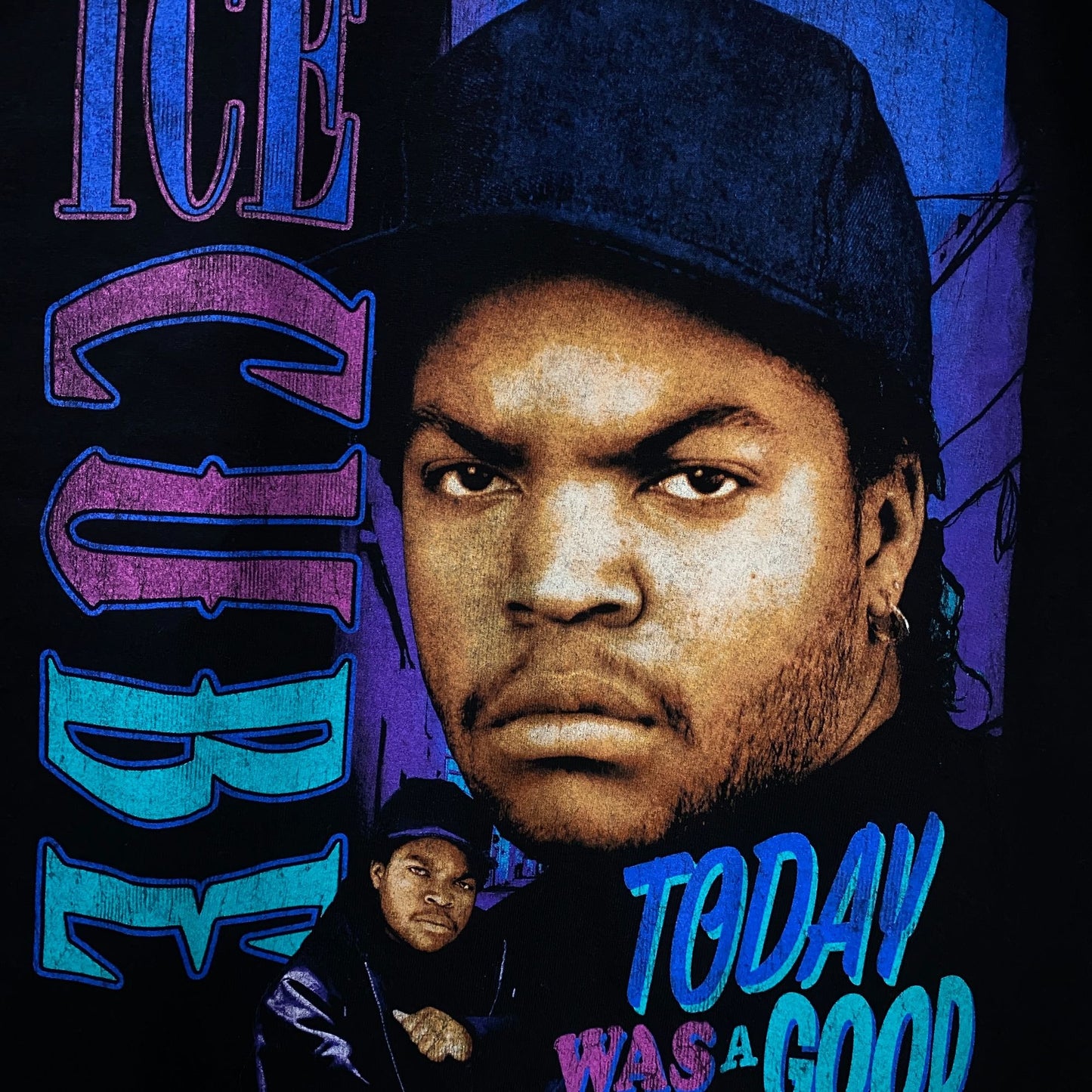 Ice Cube Today Was A Good Day Hip Hop Graphic T-Shirt Medium
