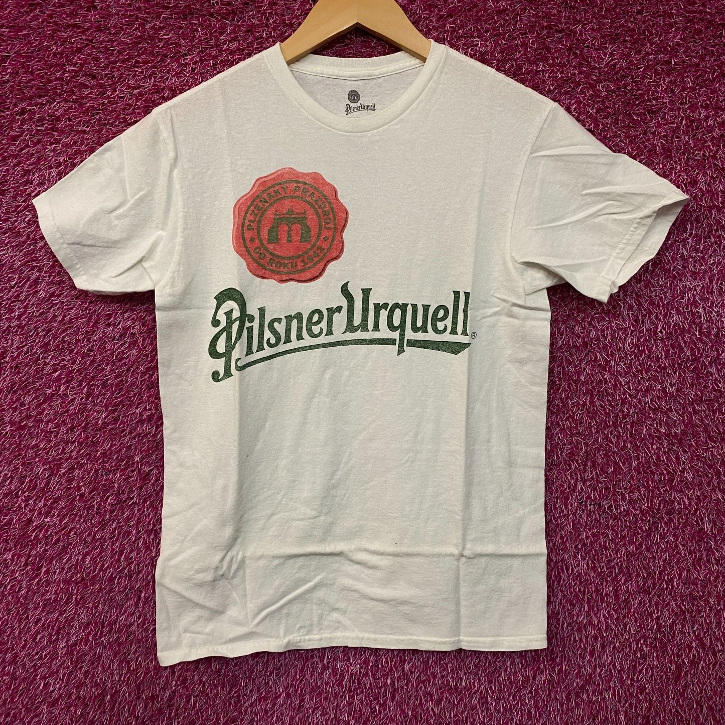 Luv Pilsner Urquell Logo Graphic T-Shirt XS