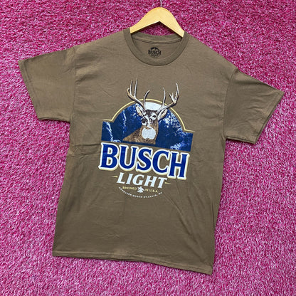 Busch Light Deer Hunting Logo T-Shirt Medium