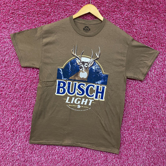 Busch Light Deer Hunting Logo T-Shirt Medium