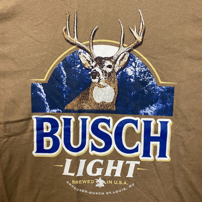 Busch Light Deer Hunting Logo T-Shirt Medium