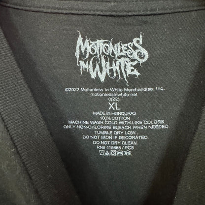 Motionless in White Watercolor Portrait T-shirt size XL