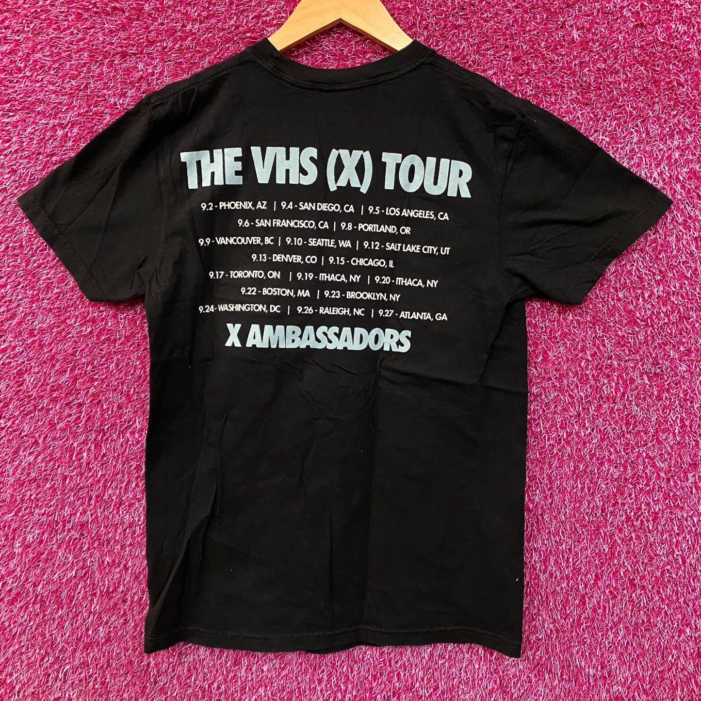 Comfort Colors X Ambassadors The VHS (X) Tour Graphic T-shirt Small