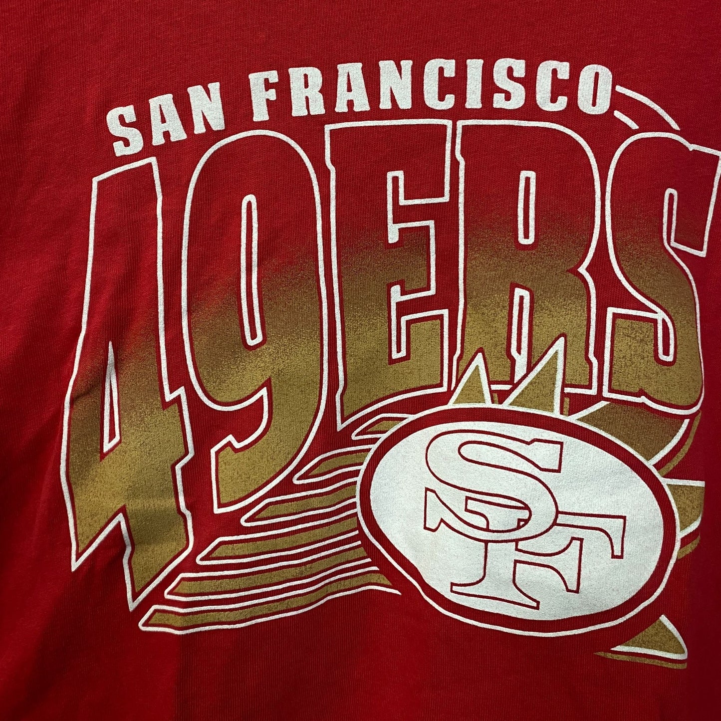 Junk Food NFL San Francisco 49ers Women Red Short Top XS